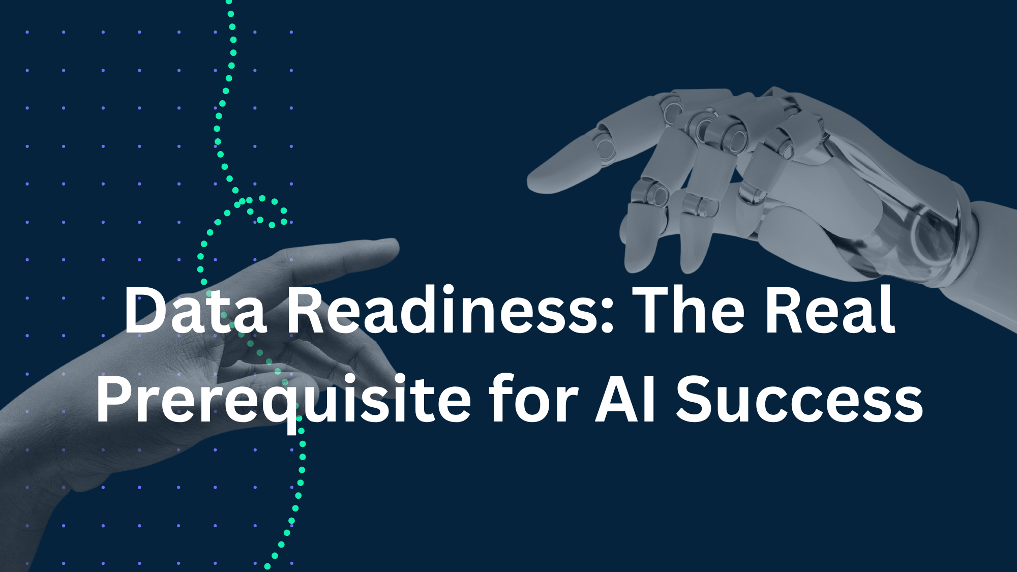 ai hand and human hand almost touching