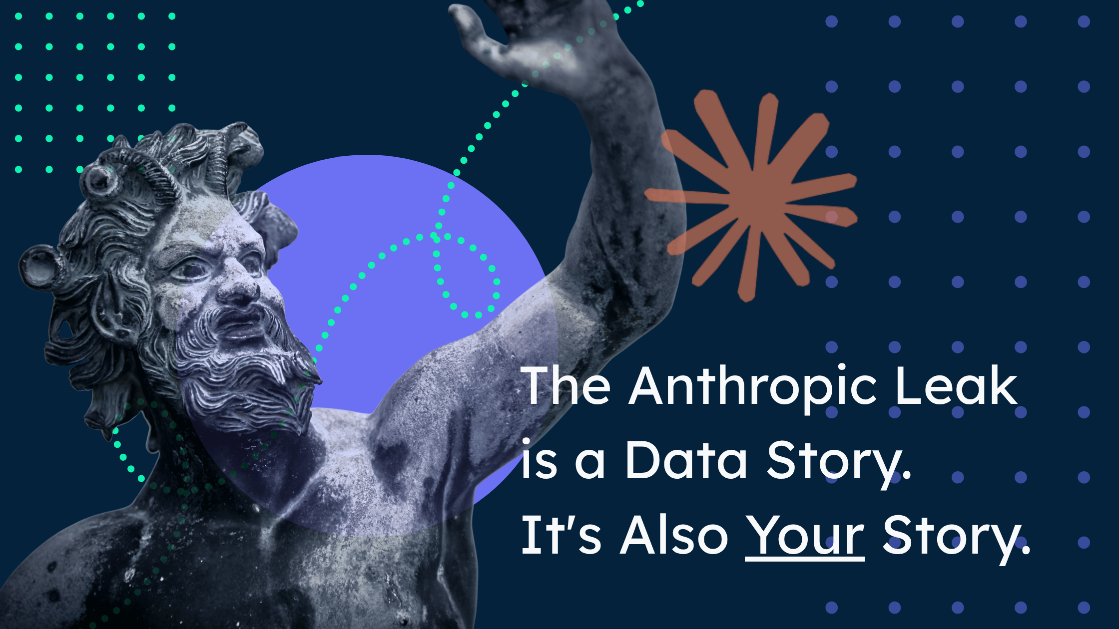 Anthropic logo with mythos statue