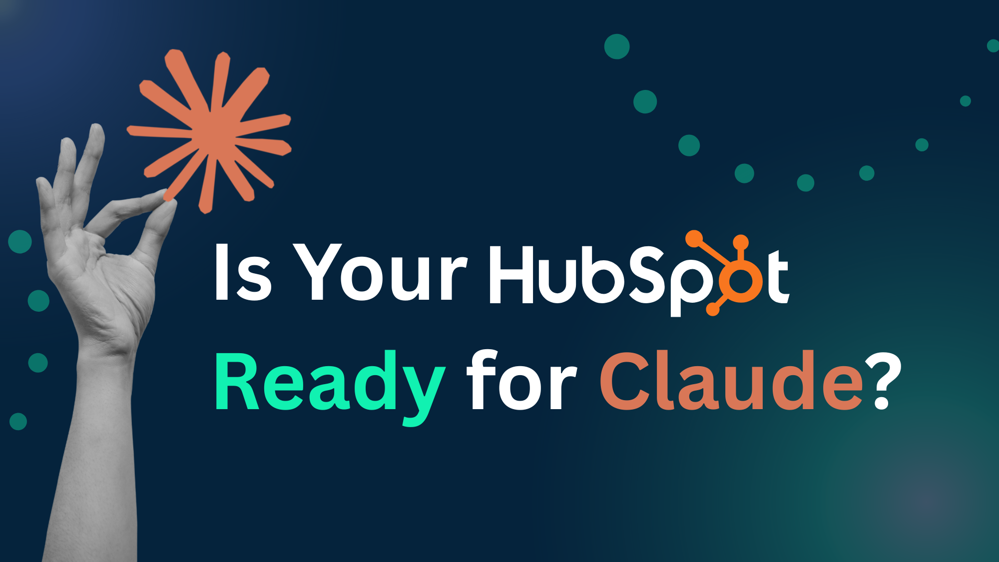 image of a hand holding the Claude logo